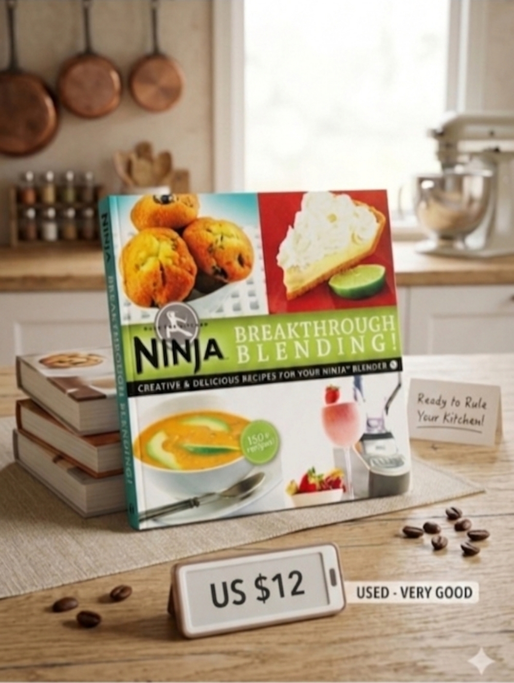 Ninja Breakthrough Blending! Cookbook - Green, Red, Blue Accents